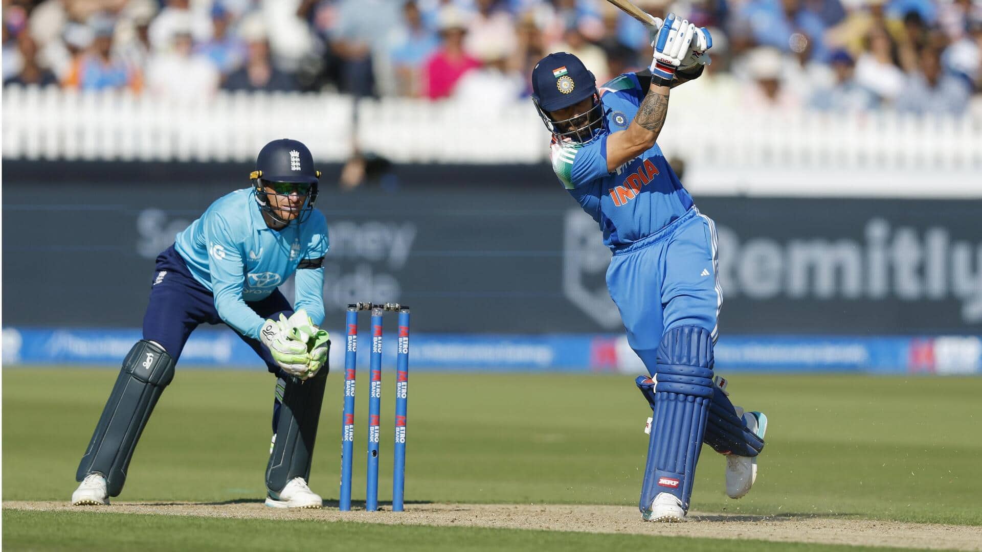 These Indian batters have clocked 1,500-plus runs versus England (ODIs) 