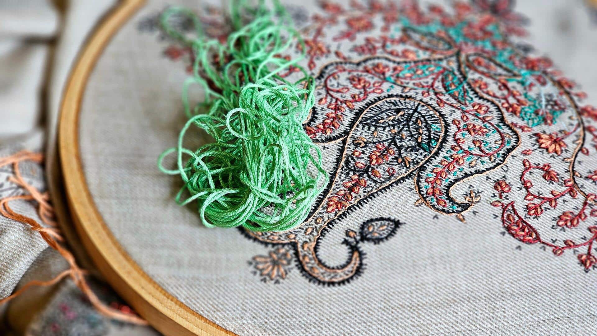 Looking for a therapeutic hobby? Try embroidery