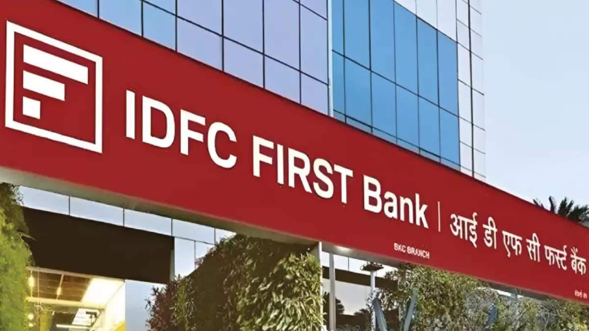 IDFC First Bank's Q1 results: Profit down 32% to ₹463cr