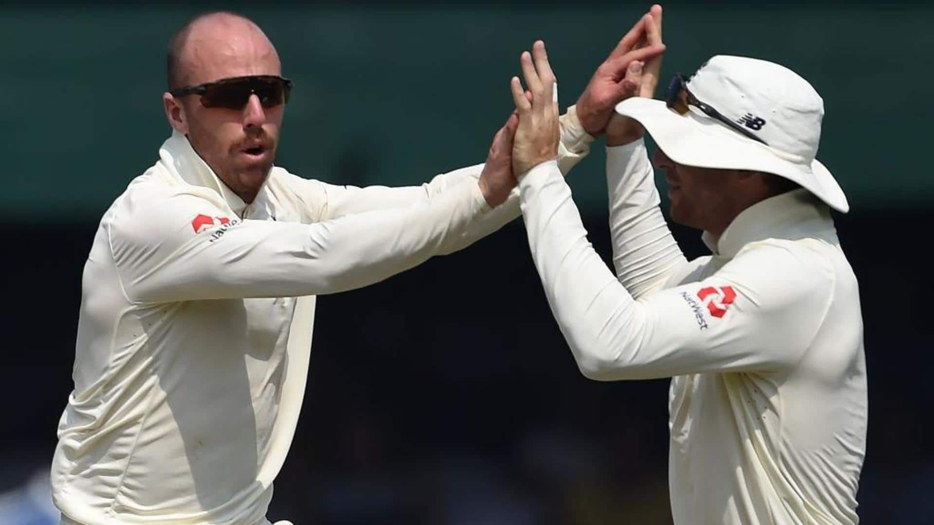 England spinner Jack Leach takes fifth career Test five-wicket haul