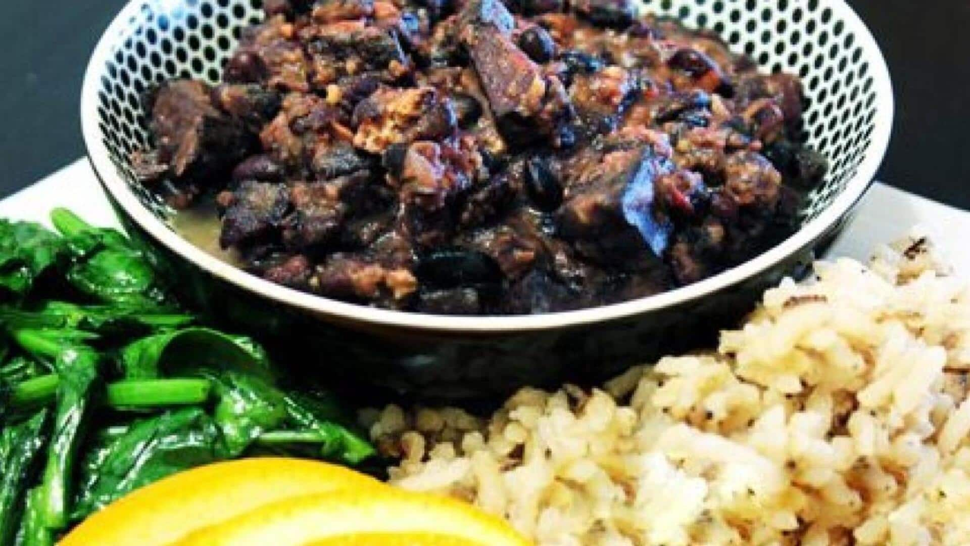 Cook delicious Brazilian vegan feijoada at home with this recipe