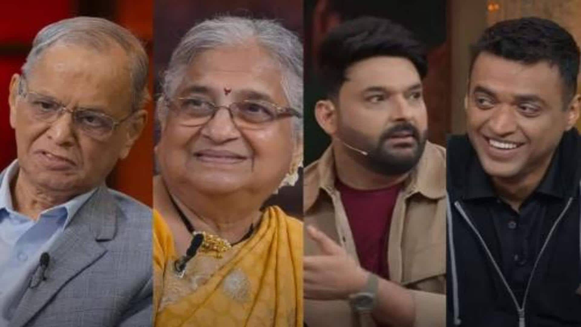 Narayana-Sudha Murthy's flirtatious banter on Kapil's show is a must-watch