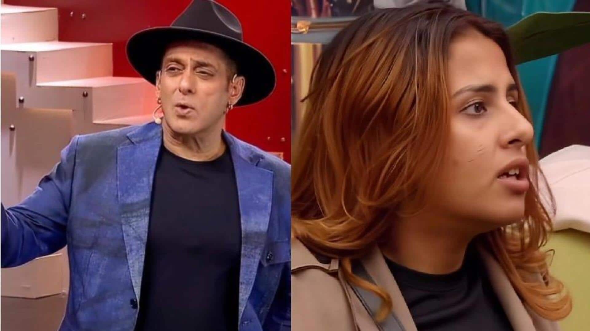 'BB 20': Salman slams Rhiti, compares her to Dolly Bindra