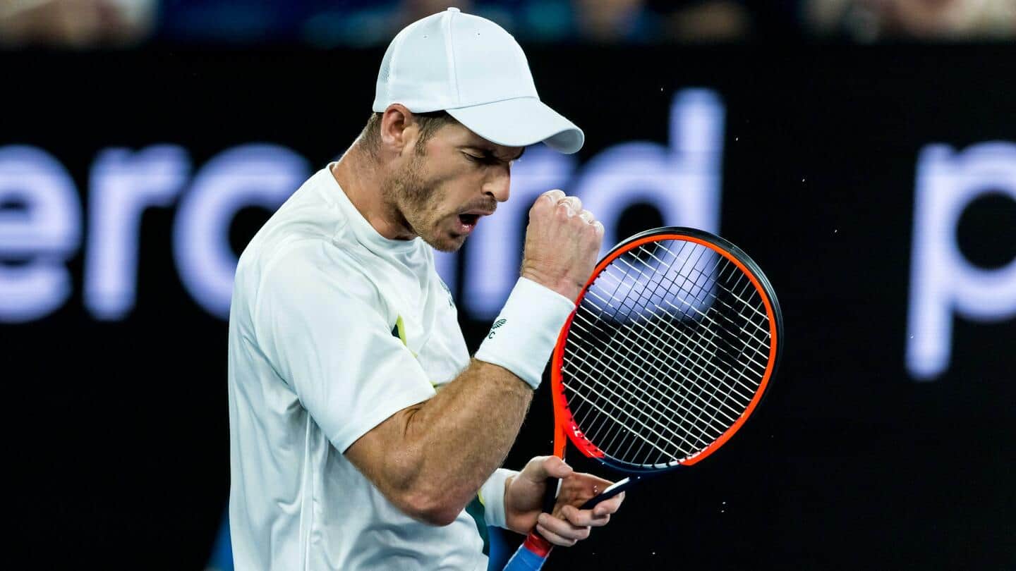 Australian Open: Andy Murray beats Berrettini after saving match point