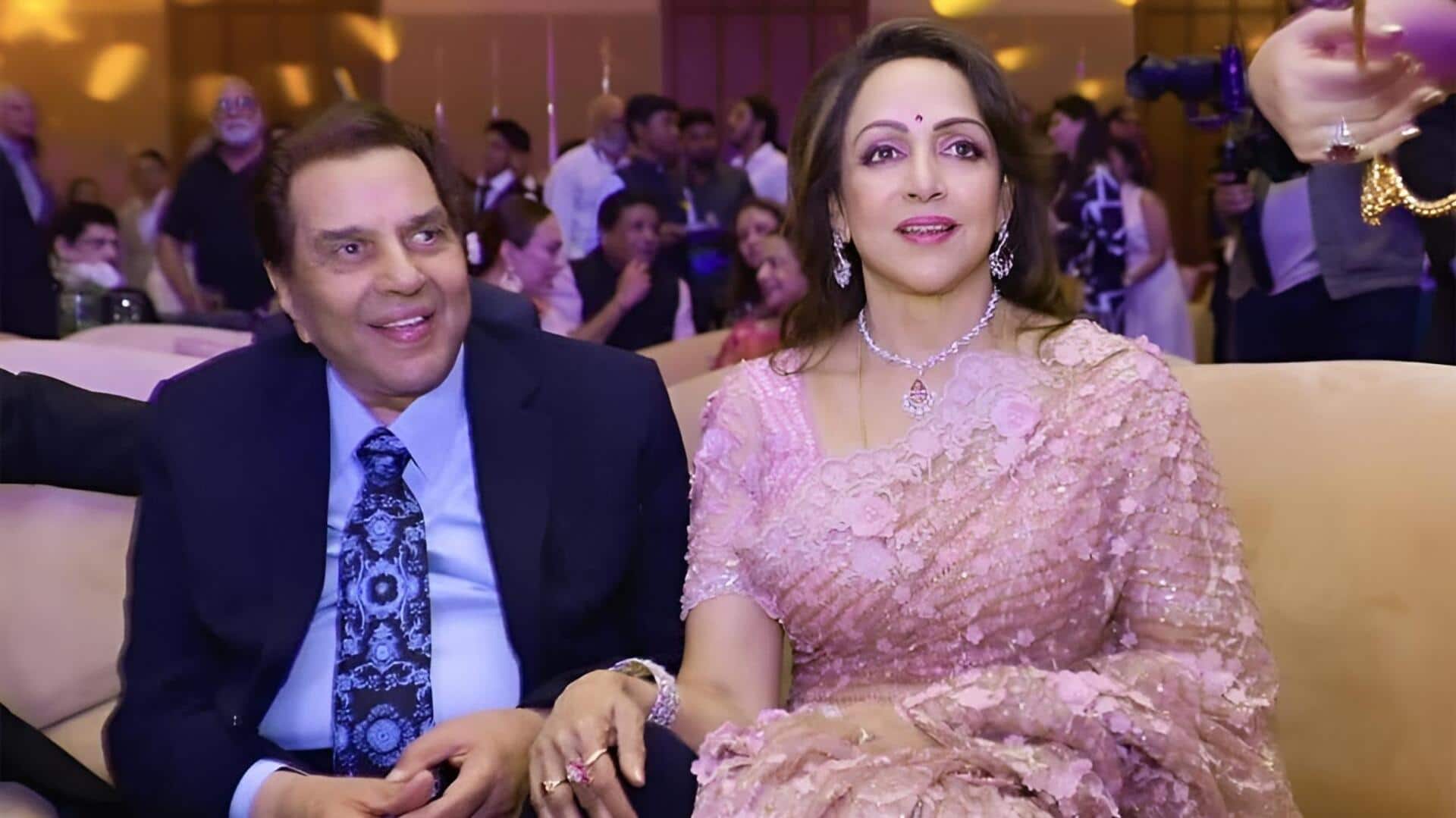 'He was...down to earth': Hema Malini's emotional tribute to Dharmendra