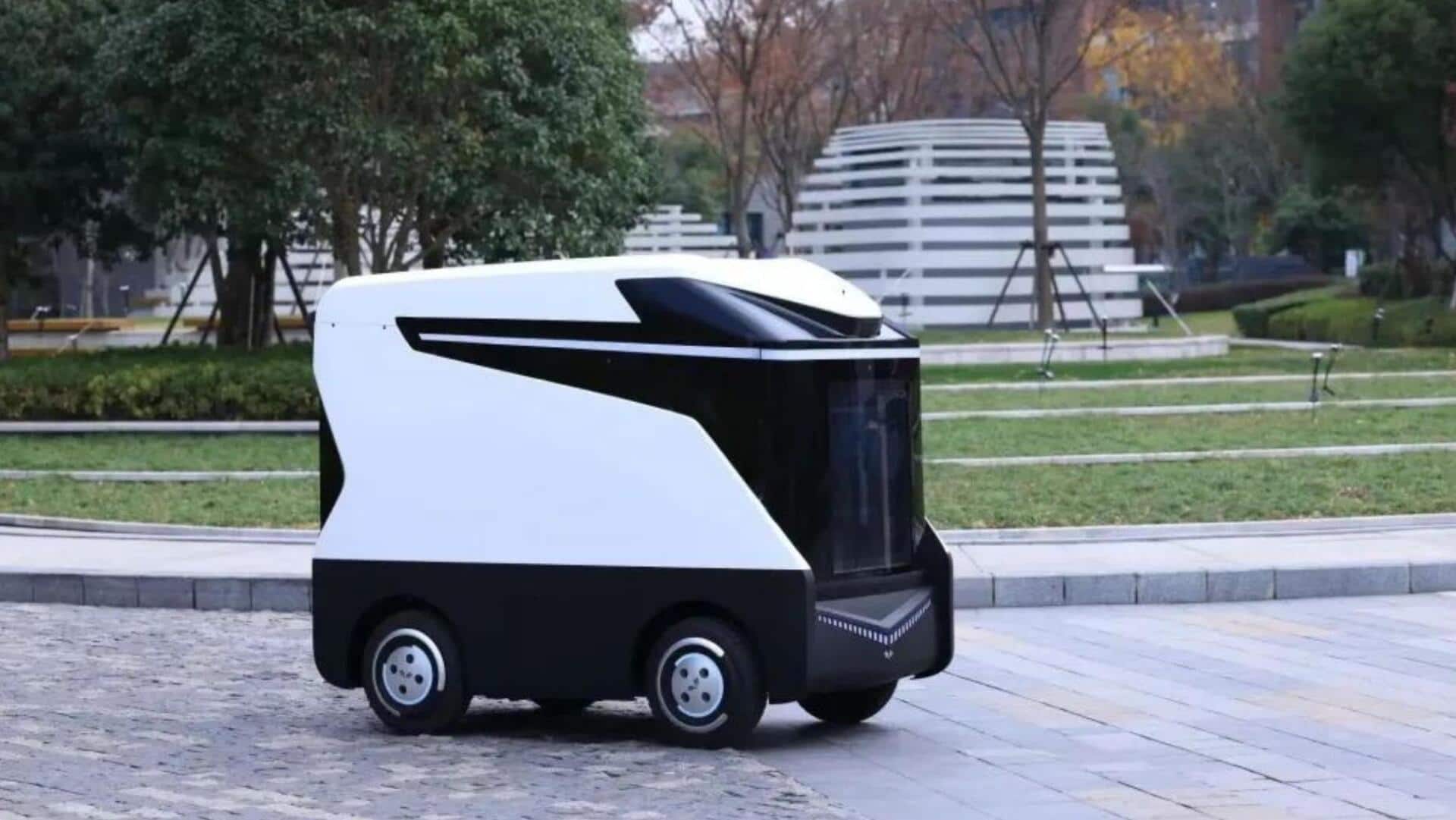 Shanghai-based start-up unveils autonomous EV charging robot: Everything we know