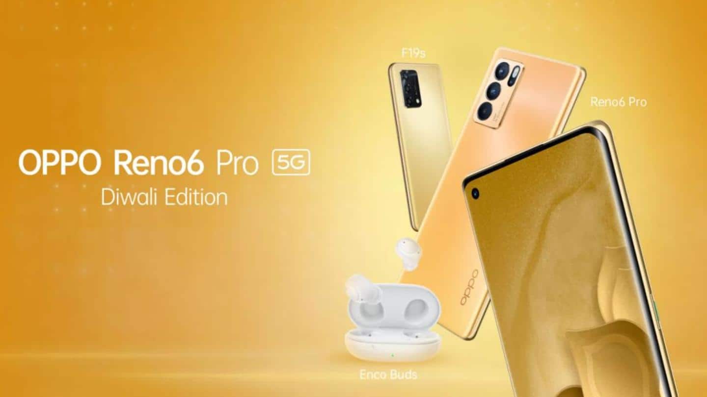 OPPO F19s goes official; Reno6 Pro Diwali Edition tags along