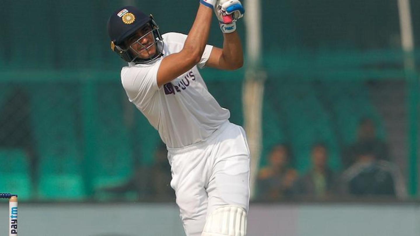 Fourth Test half-century for Gill Fourth Test half-century for Gill