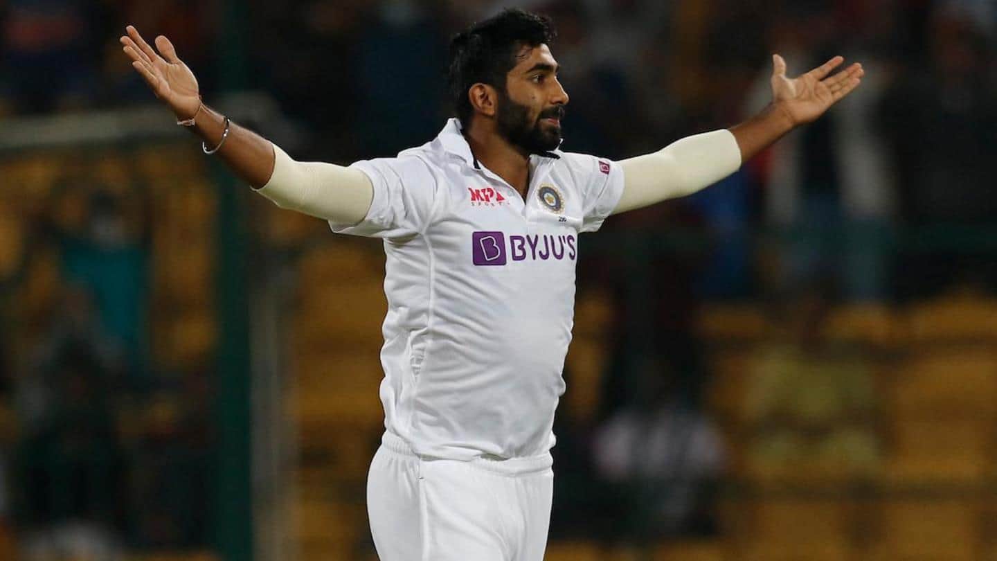 Jasprit Bumrah becomes fourth Indian with five-for in Day/Night Tests