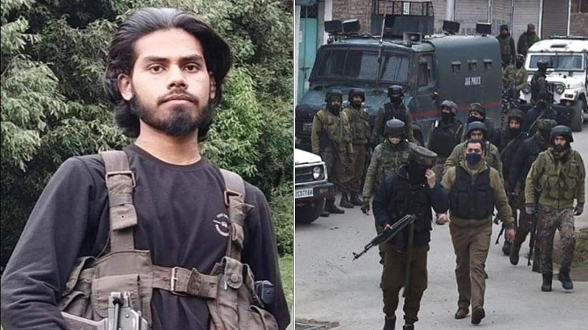 Budgam terrorist killed in encounter with security forces identified