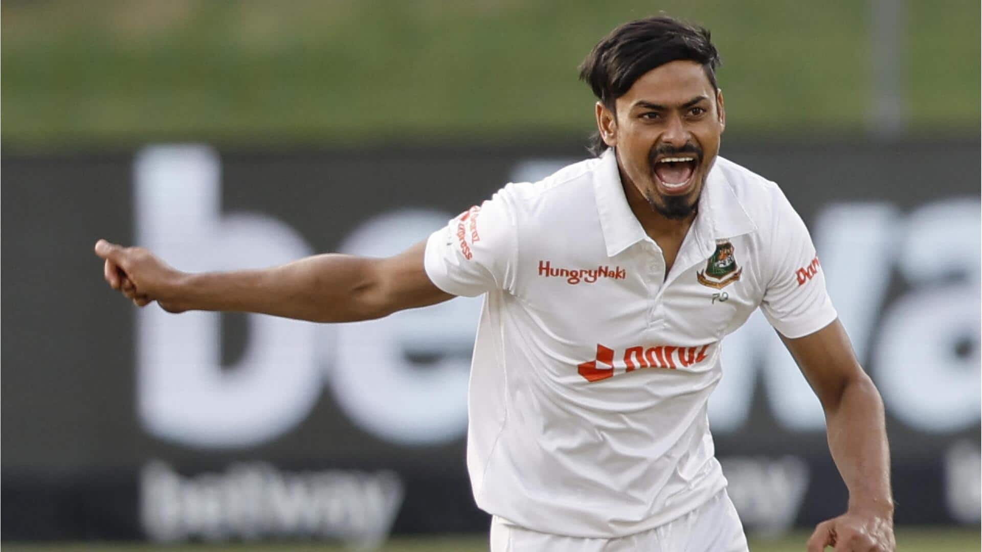 1st Test: Taijul Islam claims four-wicket haul against New Zealand