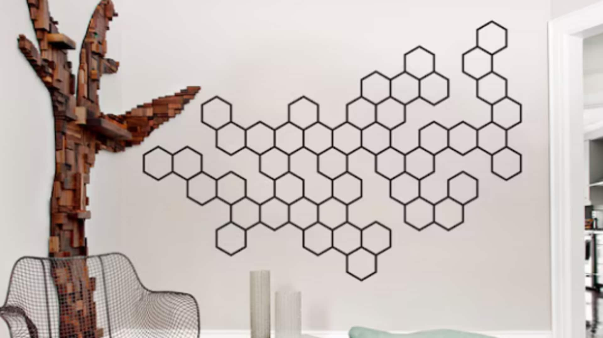 Your guide to budget-friendly DIY geometric wall art