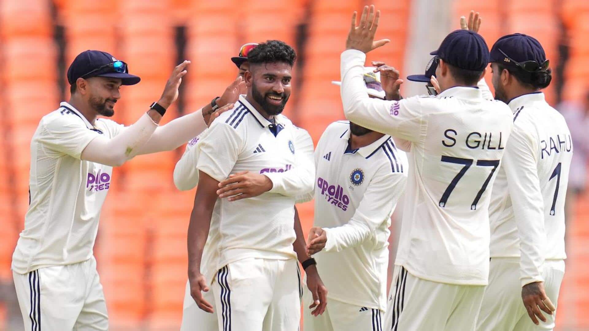 Best Test innings spells of Mohammed Siraj in India