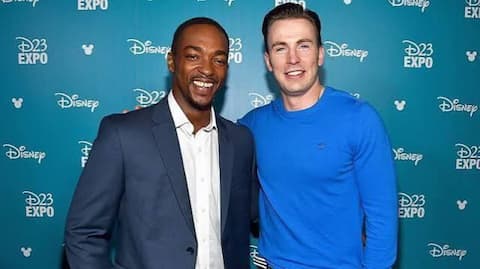 Anthony Mackie learned about playing Captain America from Chris Evans?