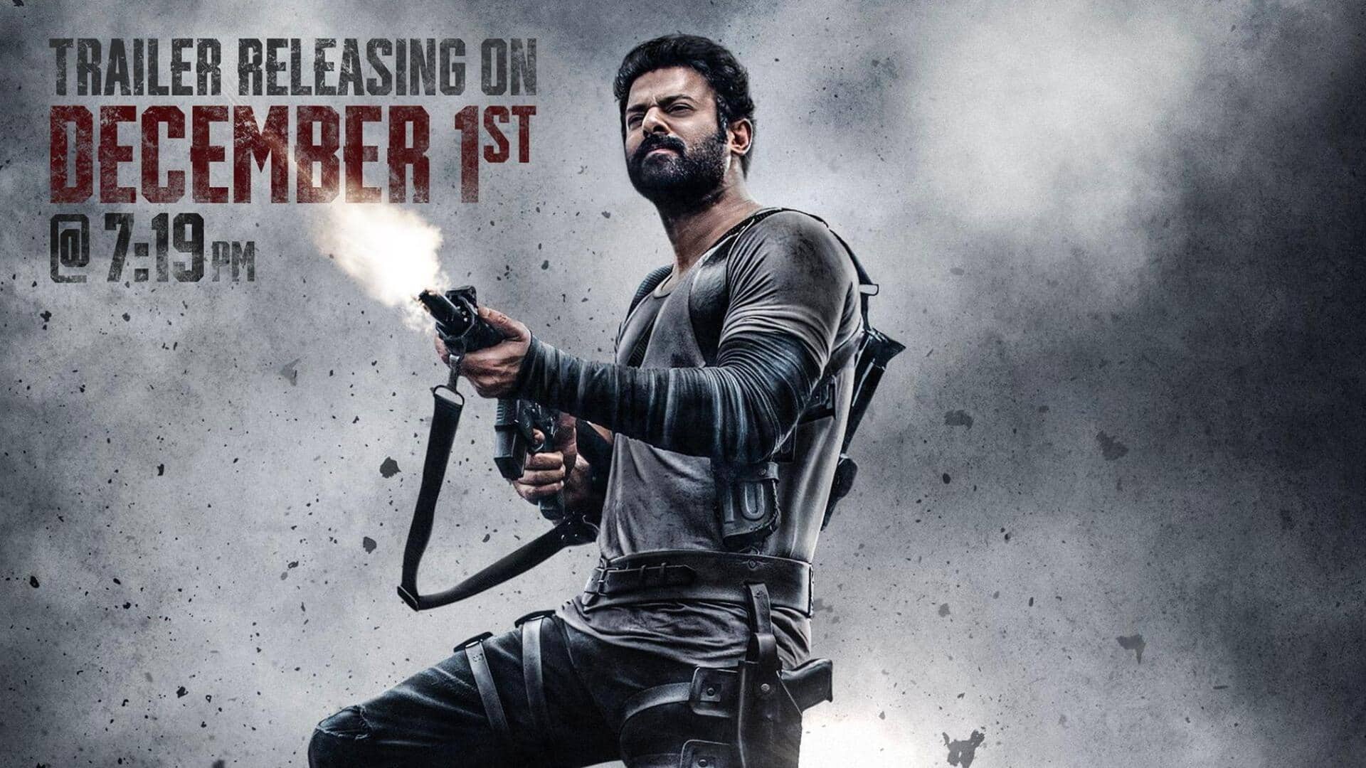 'Salaar' trailer release date revealed; new poster featuring Prabhas unveiled