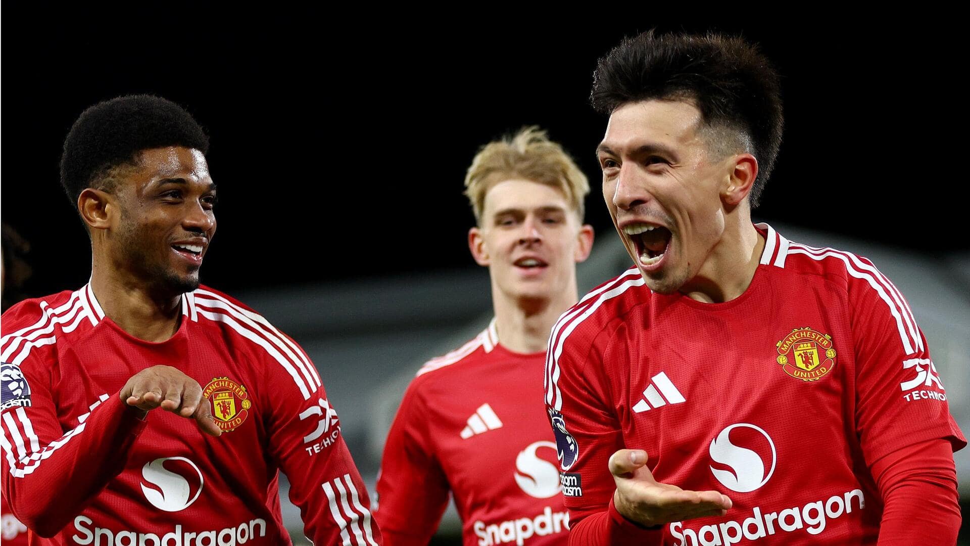 Lisandro Martinez's deflected shot secures Manchester United's victory over Fulham