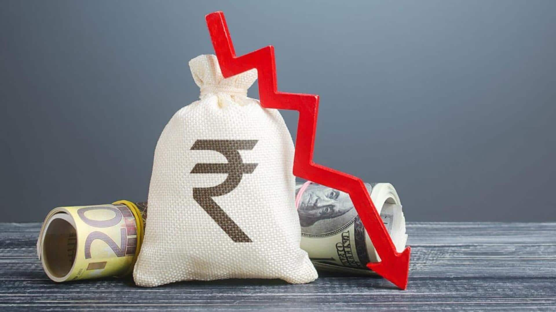 Indian rupee hits lifetime low, crosses 87-per-dollar for first time