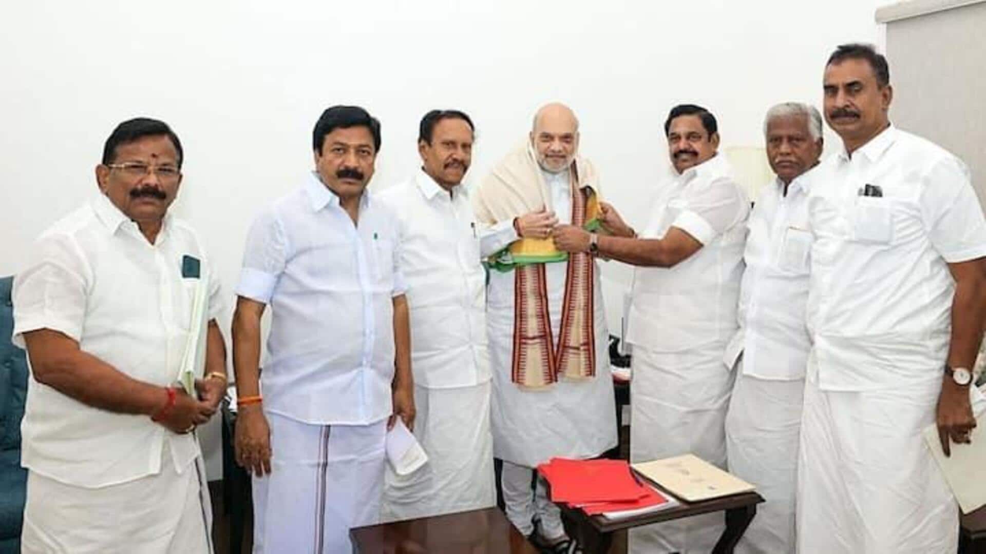 Shah says next Tamil Nadu CM will be from AIADMK Shah says next Tamil Nadu CM will be from AIADMK