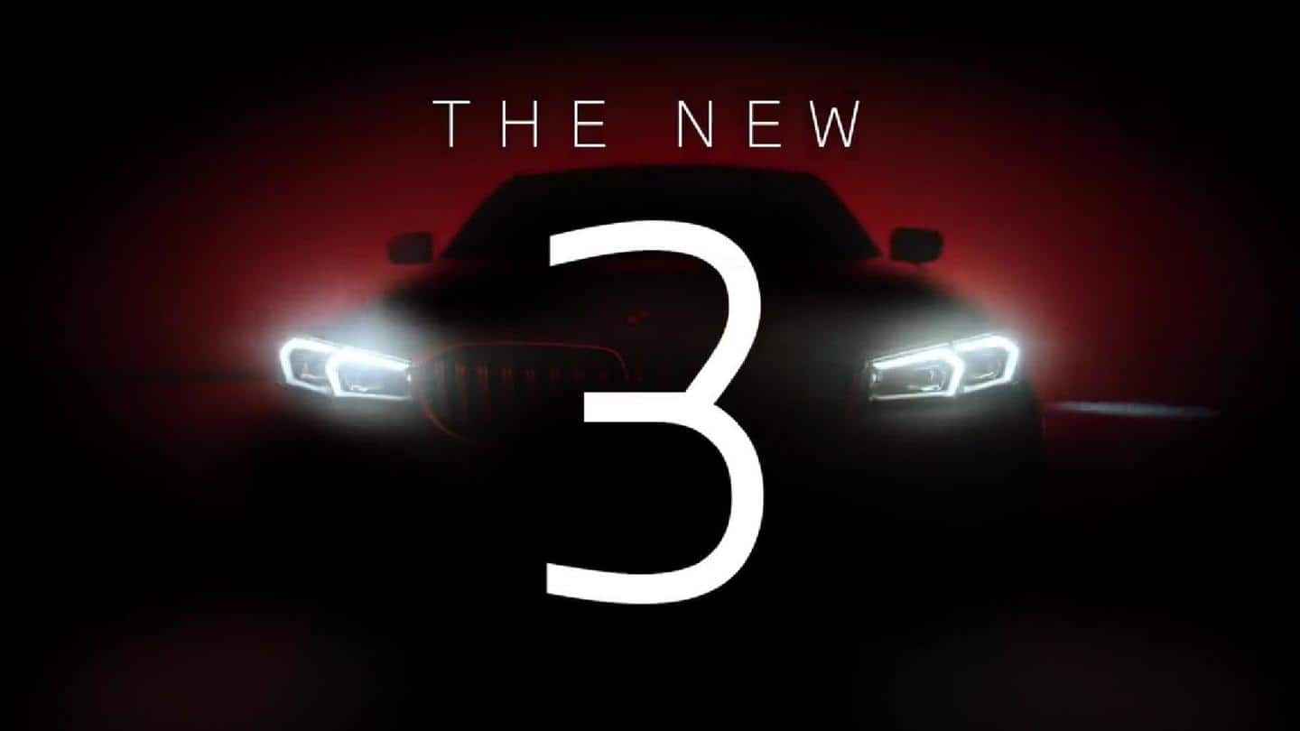New BMW 3 Series teaser reveals grille design and headlights