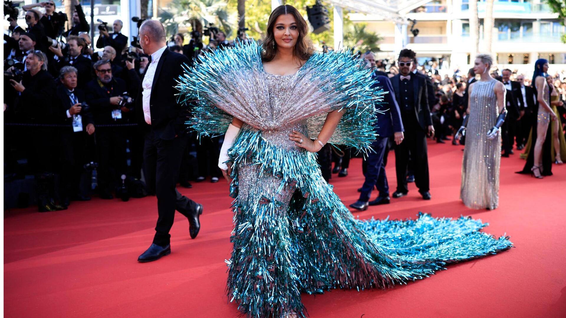 Cannes: Aishwarya Rai Bachchan wows in show-stopping Falguni Shane Peacock