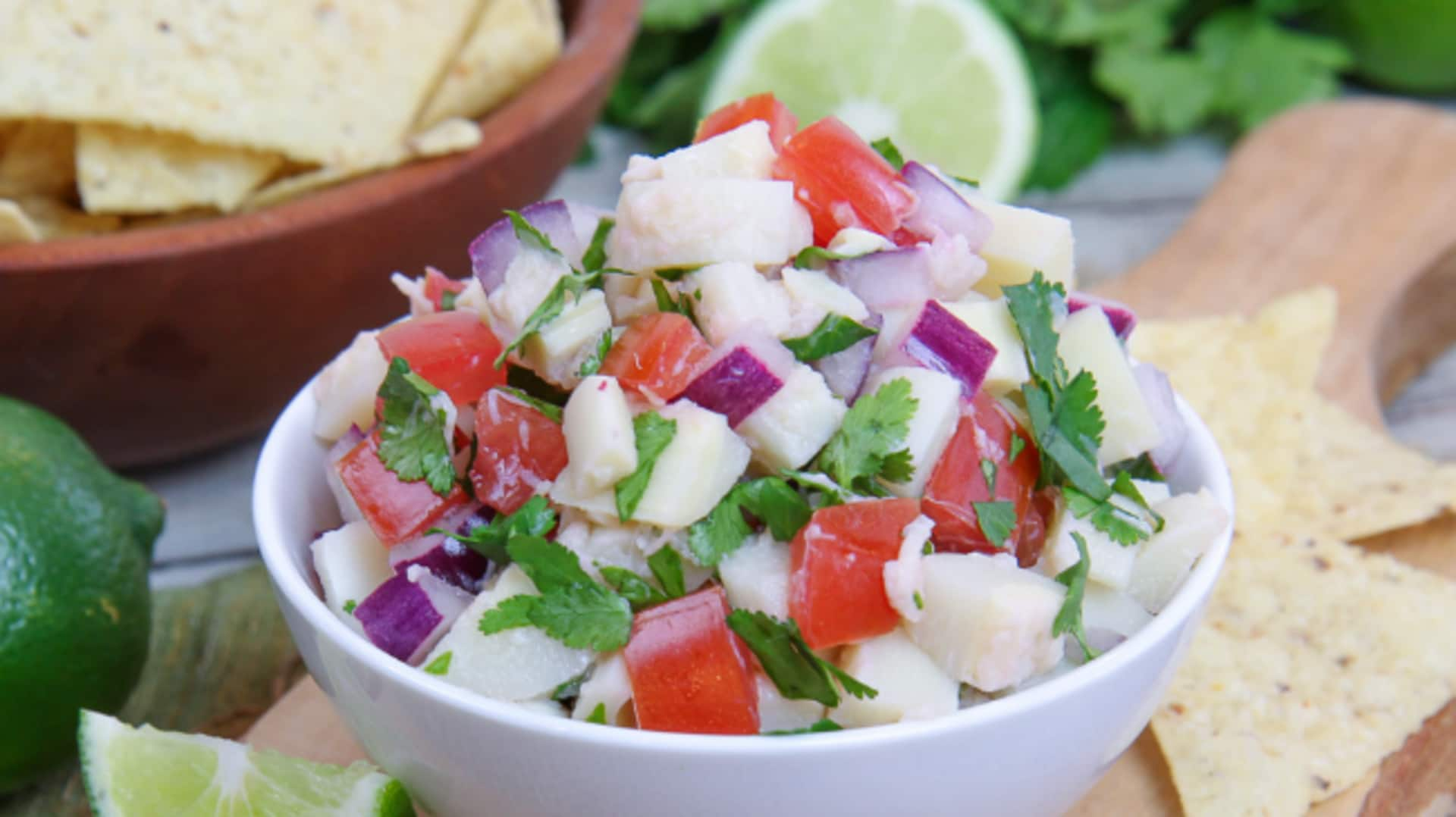 Cook Mexican vegan ceviche in 4 simple steps