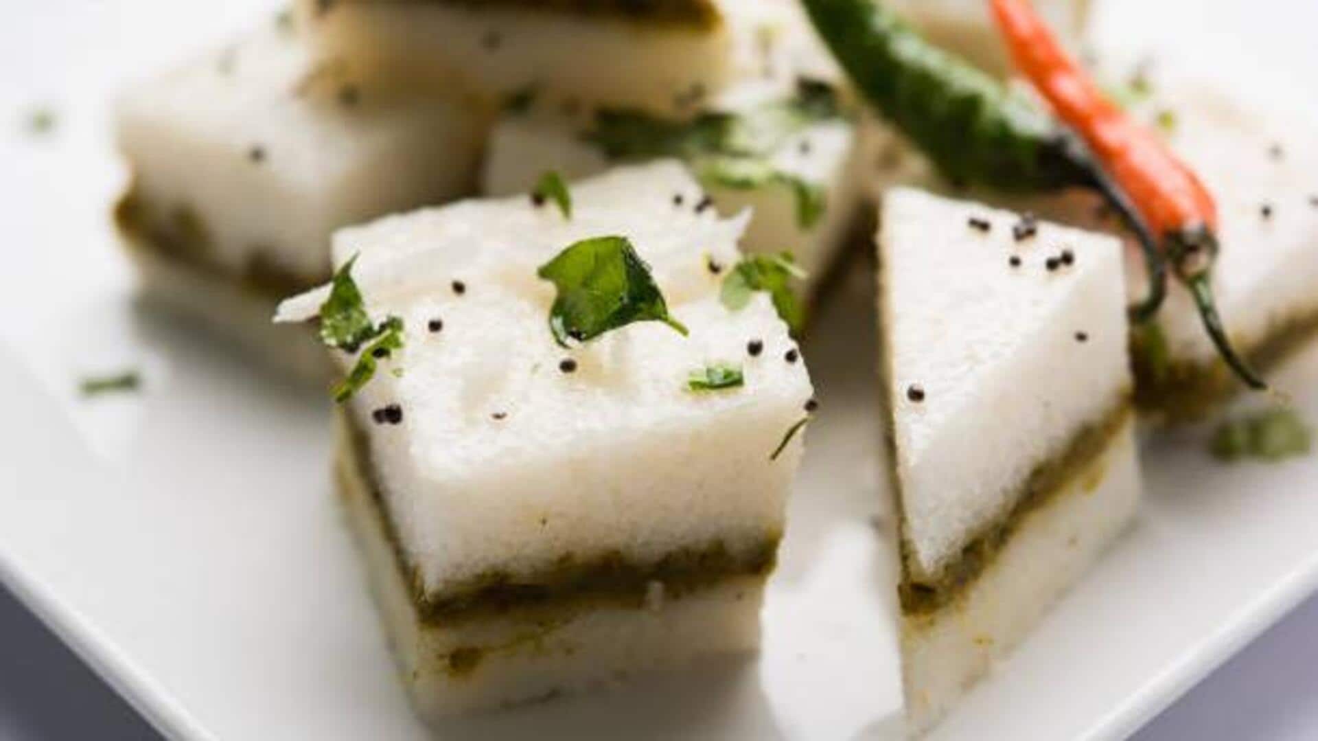 Rice flour dhokla: Variations you'll love
