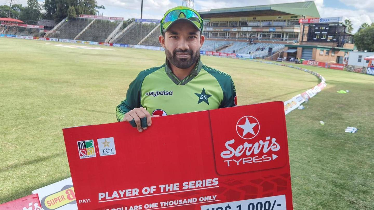 Rizwan adjudged Player of the Series Rizwan adjudged Player of the Series
