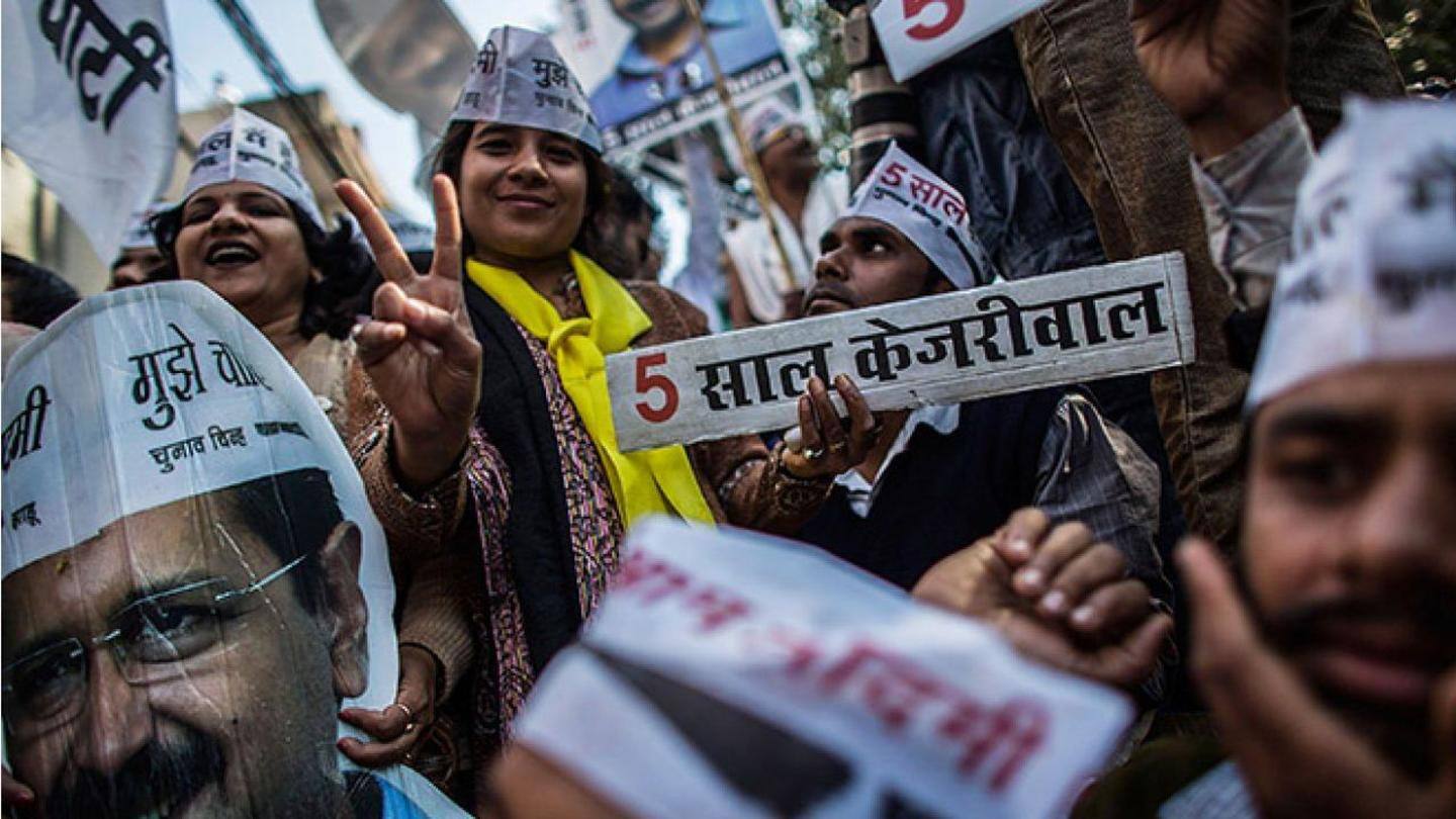 AAP leader behind posters is absconding: Delhi Police AAP leader behind posters is absconding: Delhi Police