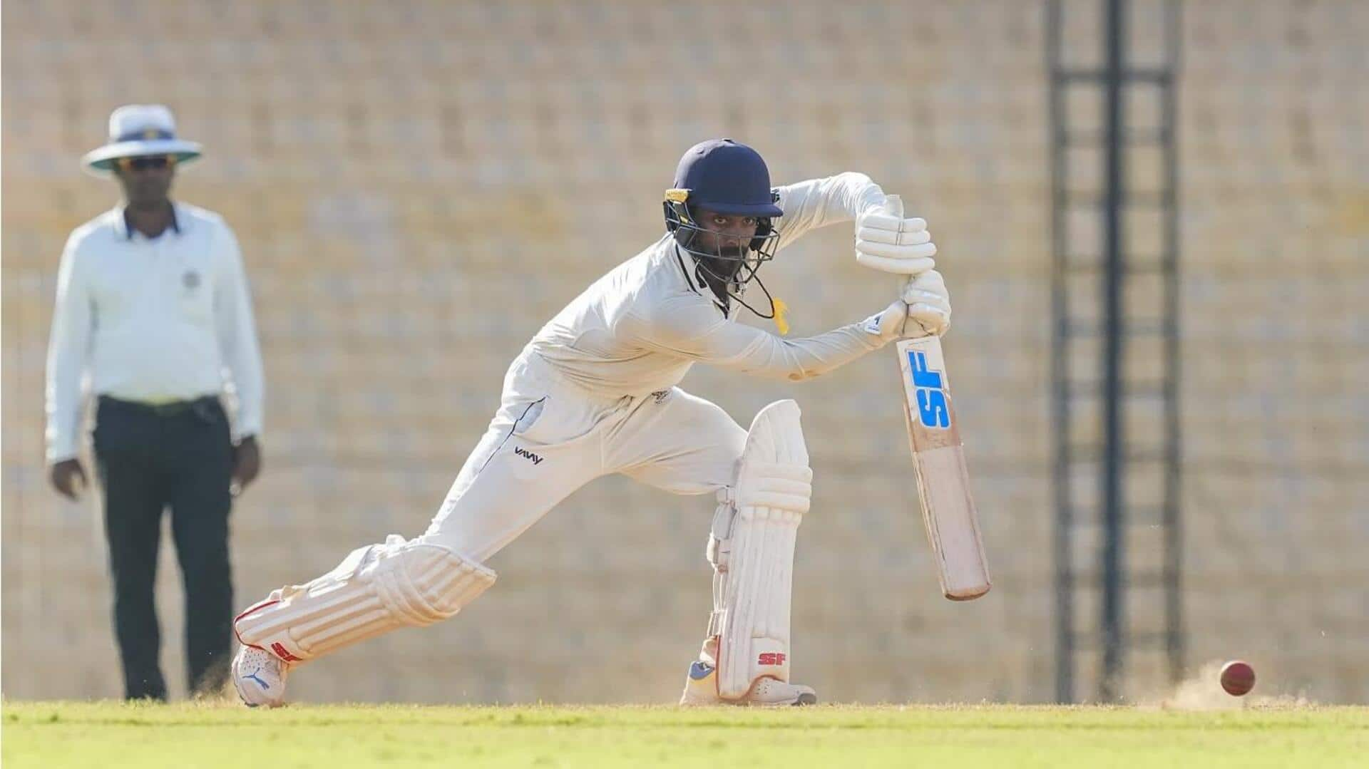 Ranji Trophy: Baba Indrajith slams counter-attacking 70 for Tamil Nadu