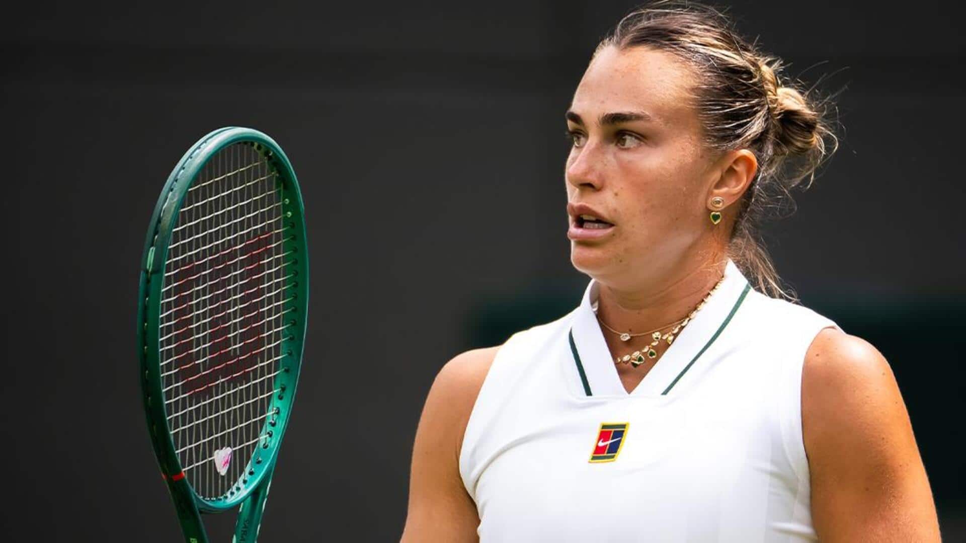 Wimbledon 2026: Aryna Sabalenka saves four set points against Kessler 