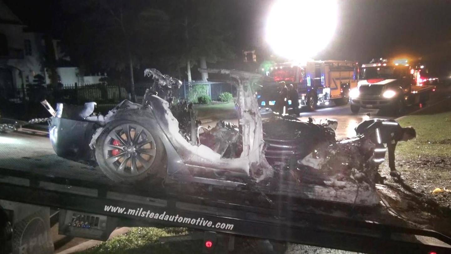 Local police, investigators infer that car was piloting itself Local police, investigators infer that car was piloting itself