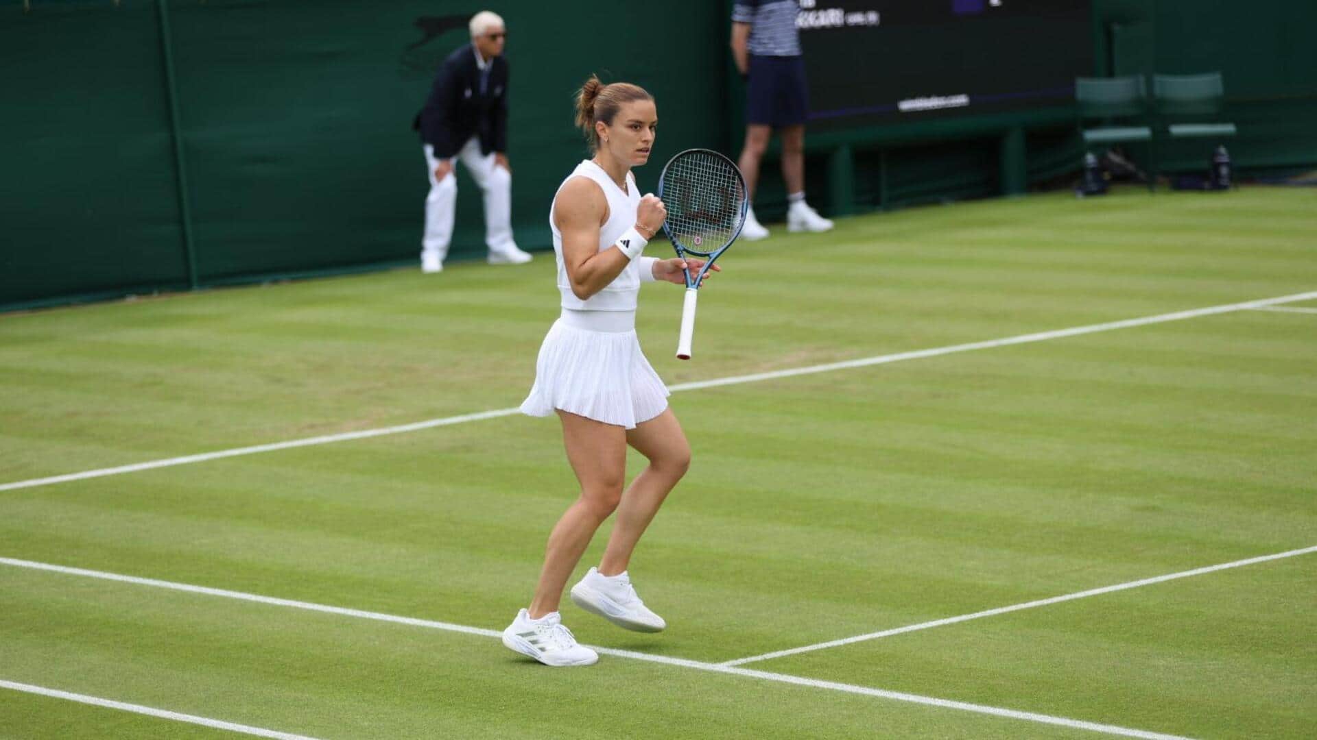 Wimbledon 2024: Maria Sakkari beats Mccartney Kessler, reaches second round