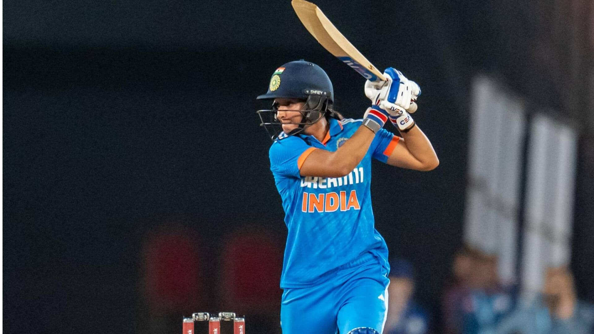 Harmanpreet Kaur slams her fourth WODI fifty against NZ: Stats