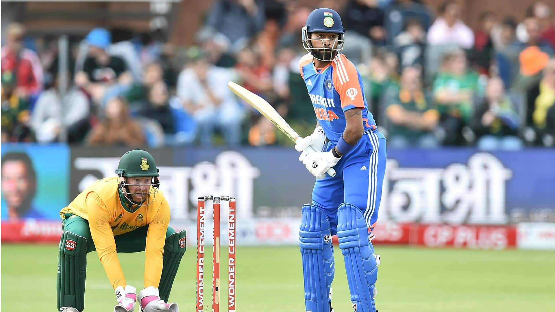 Hardik Pandya slams vital 39* versus SA in 2nd T20I