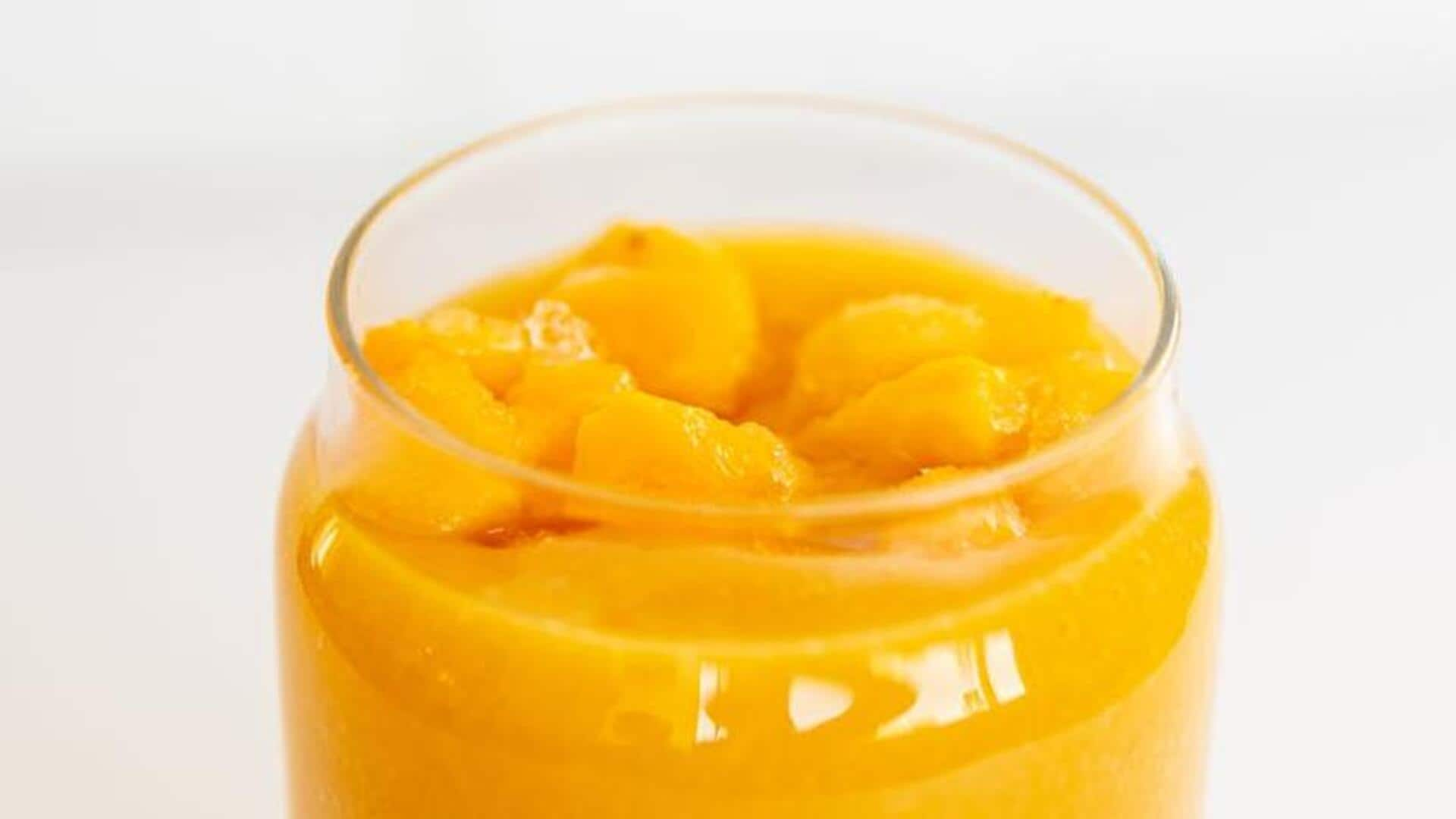 Busy morning? Make delicious mango smoothies in no time!