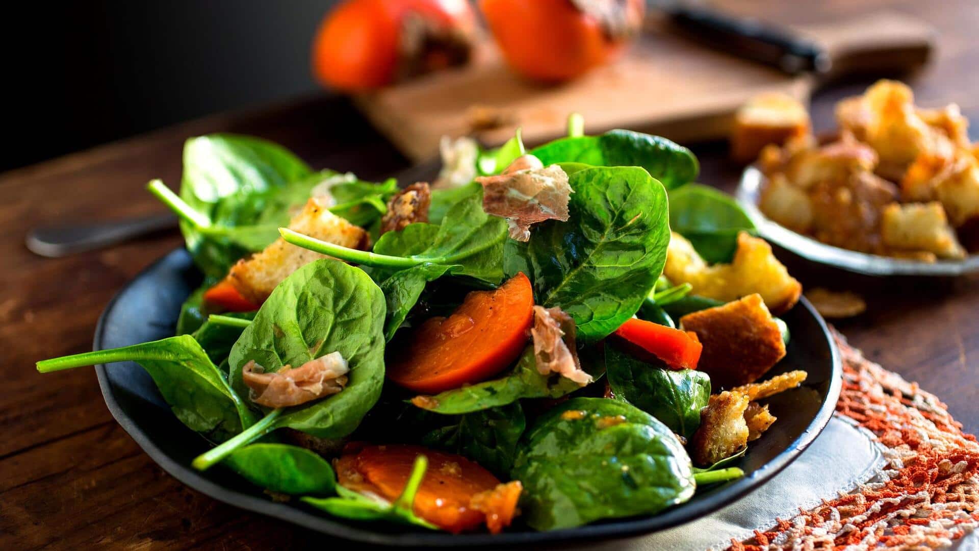 Spinach + persimmon: A combo you need to try Spinach + persimmon: A combo you need to try