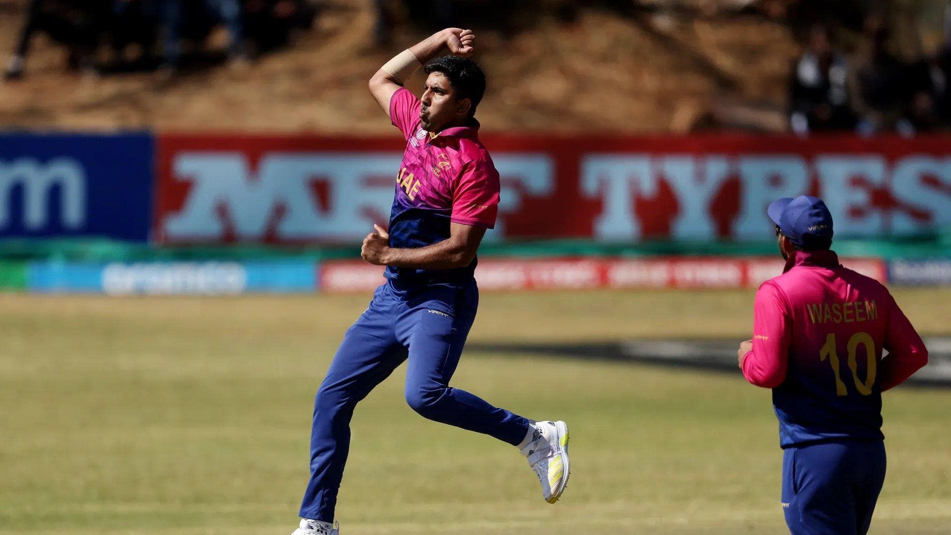 Junaid Siddique becomes first UAE bowler with 100 T20I wickets Junaid Siddique becomes first UAE bowler with 100 T20I wickets