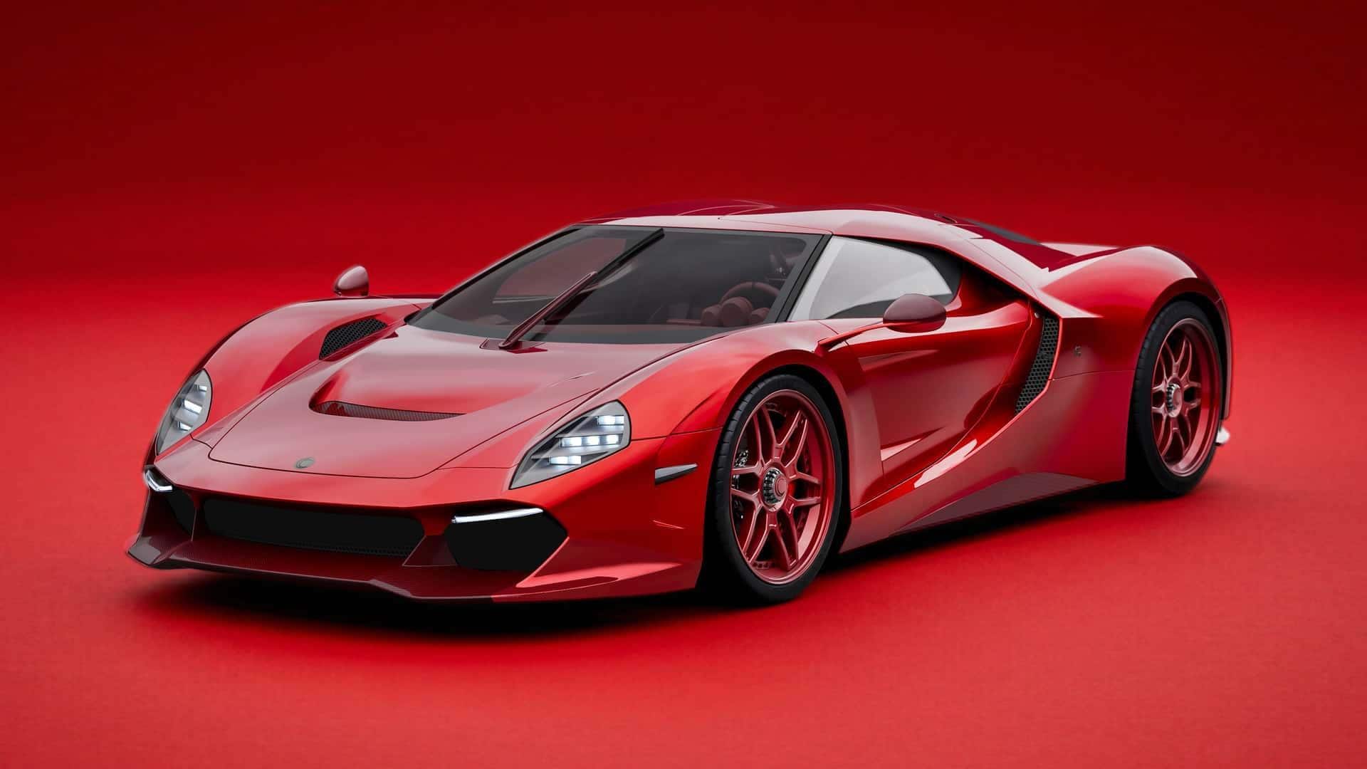 All-red Capricorn 01 Tutto Rosso looks like a lifelike toy