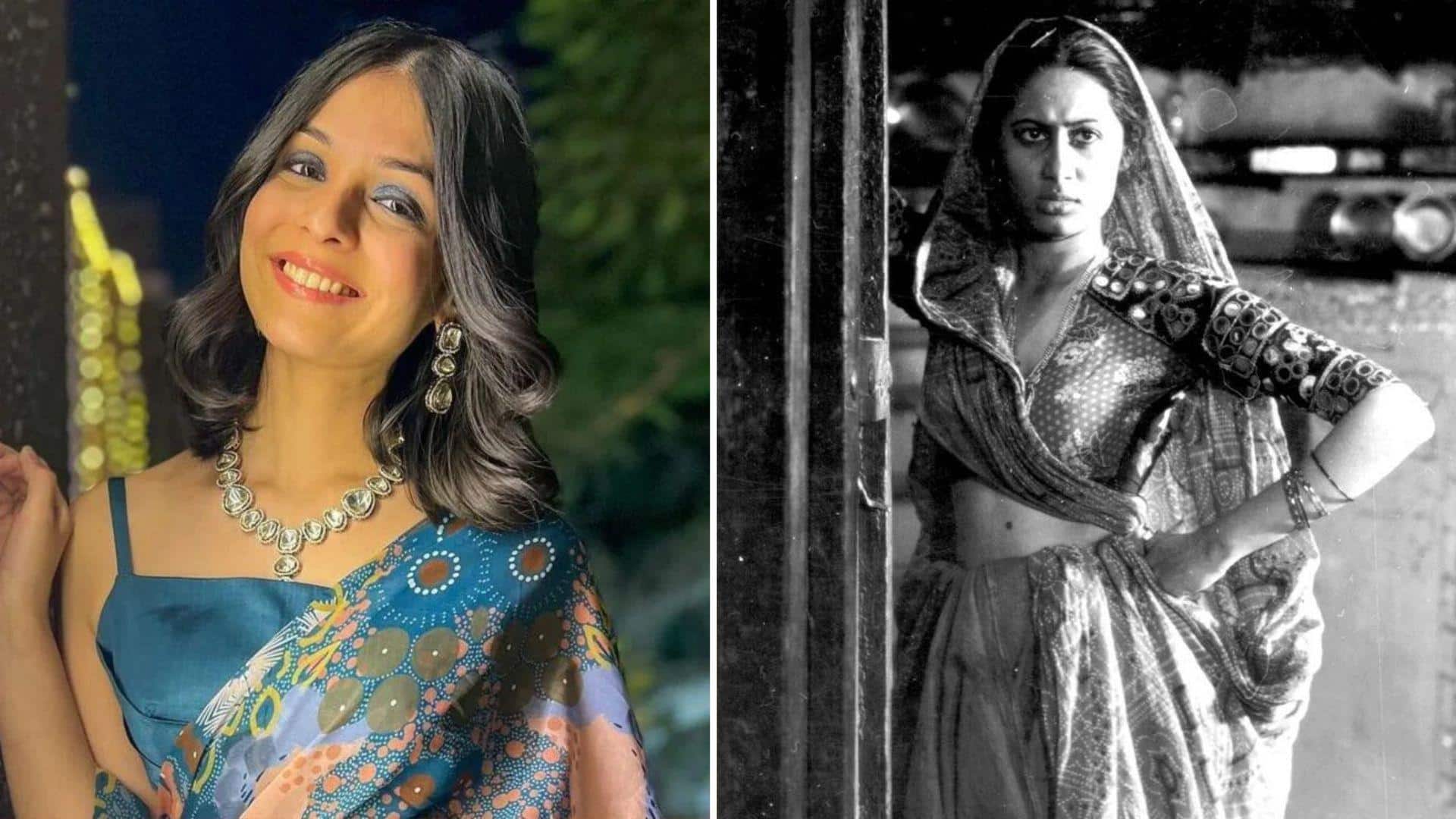 Influencer Kinnari Jain heads to Cannes for Smita Patil's 'Manthan'
