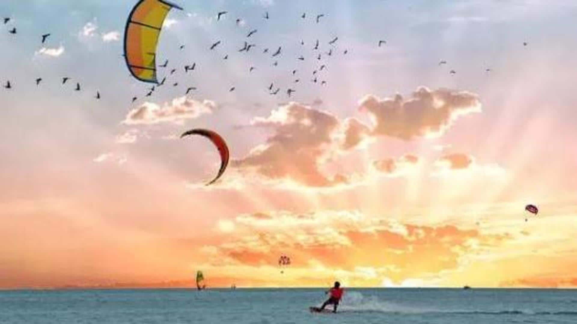 Kite surfing on Botswana's salt pans: A guide