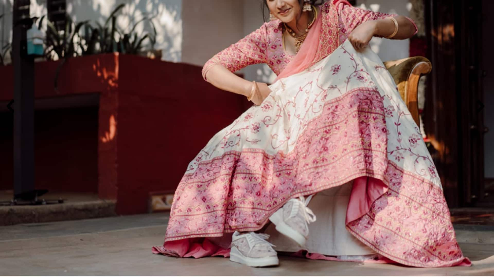 Sarees meet sneakers: A fashion fusion