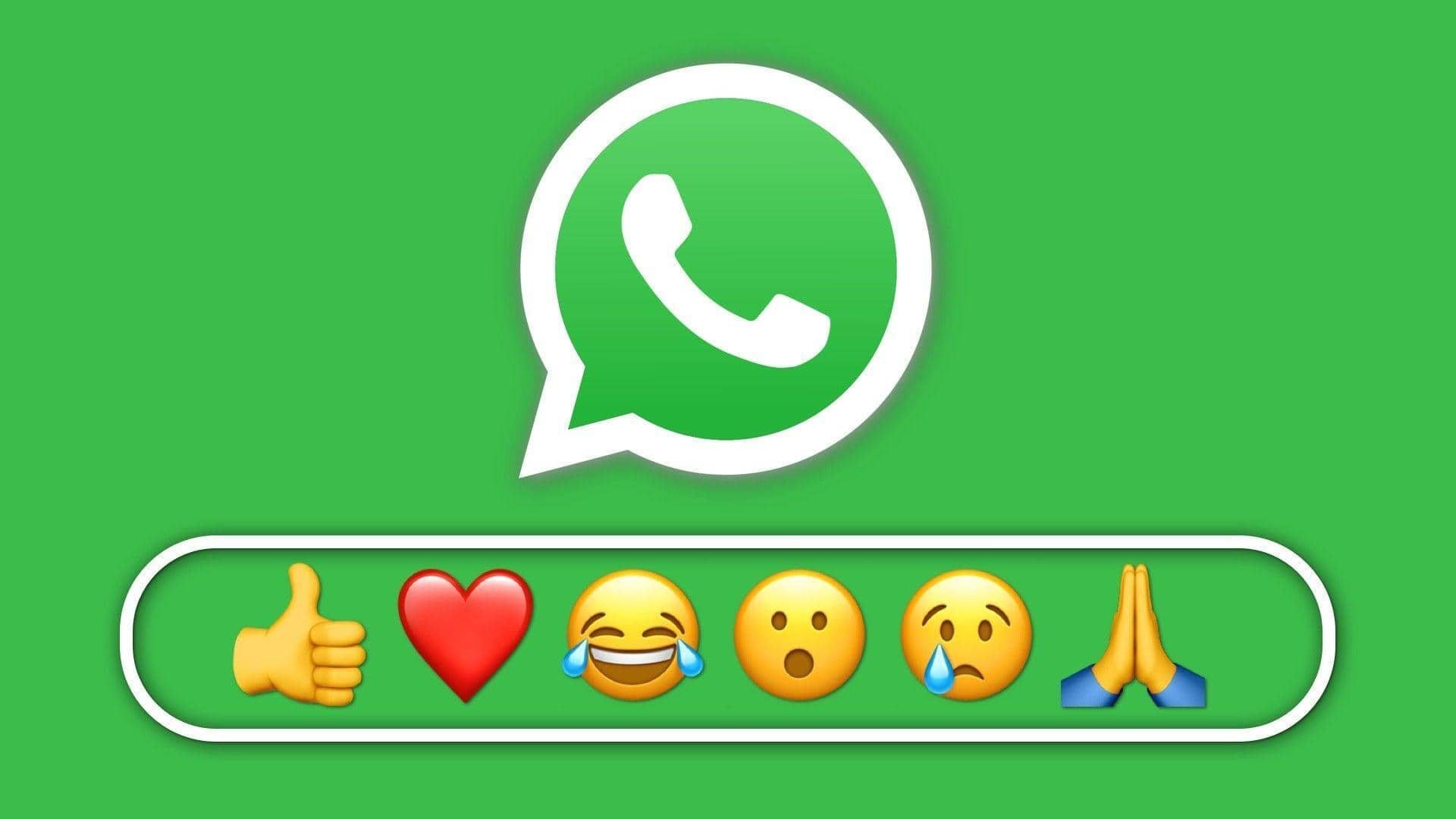 How to react to messages on WhatsApp using emojis