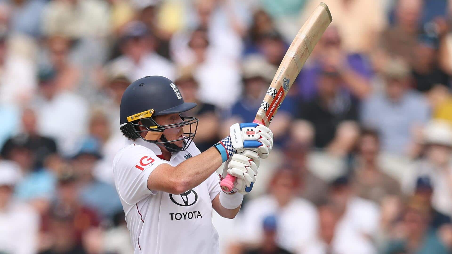 Ollie Pope hammers 71 versus India in Manchester Test: Stats Ollie Pope hammers 71 versus India in Manchester Test: Stats