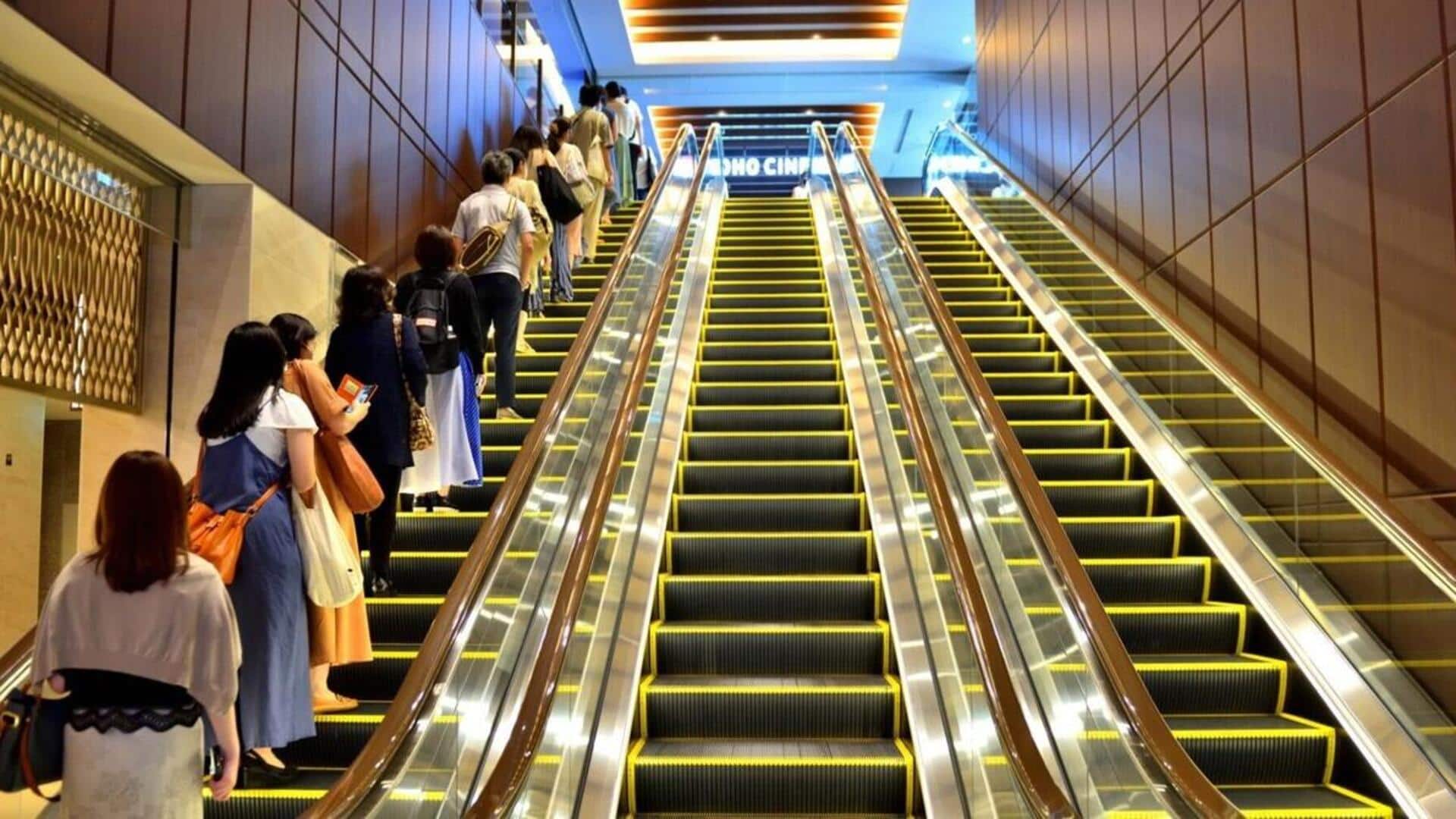 Etiquette tips to follow if using escalators