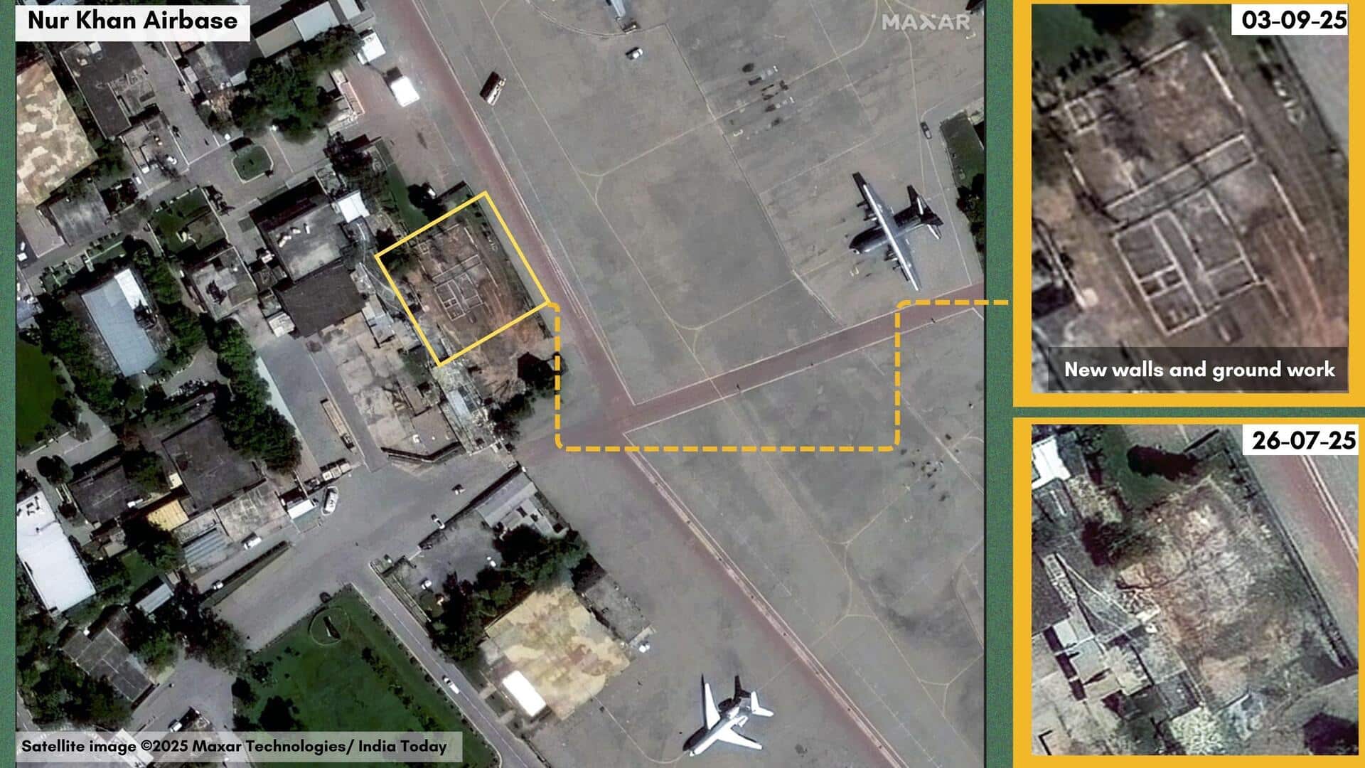 Pakistan starts rebuilding Nur Khan airbase, damaged during Operation Sindoor Pakistan starts rebuilding Nur Khan airbase, damaged during Operation Sindoor