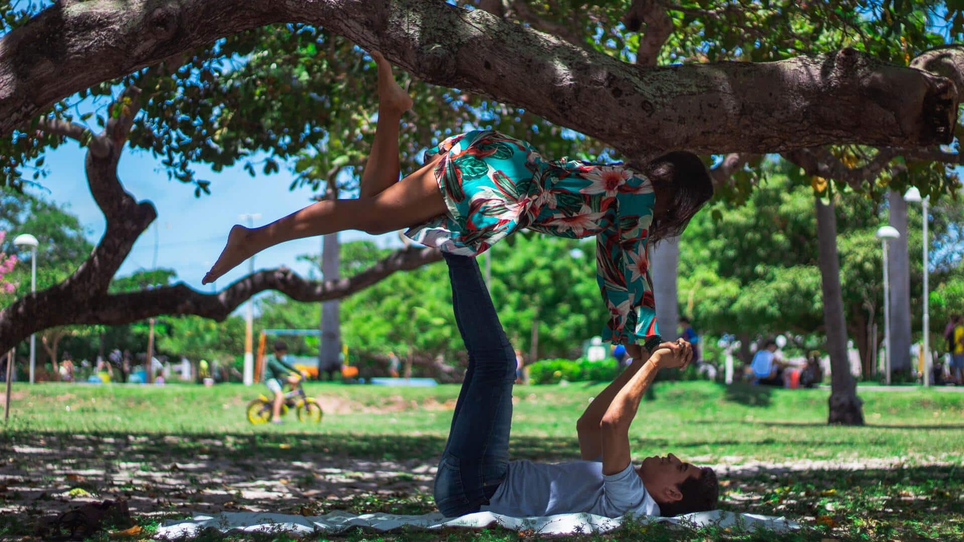 What is acro yoga?