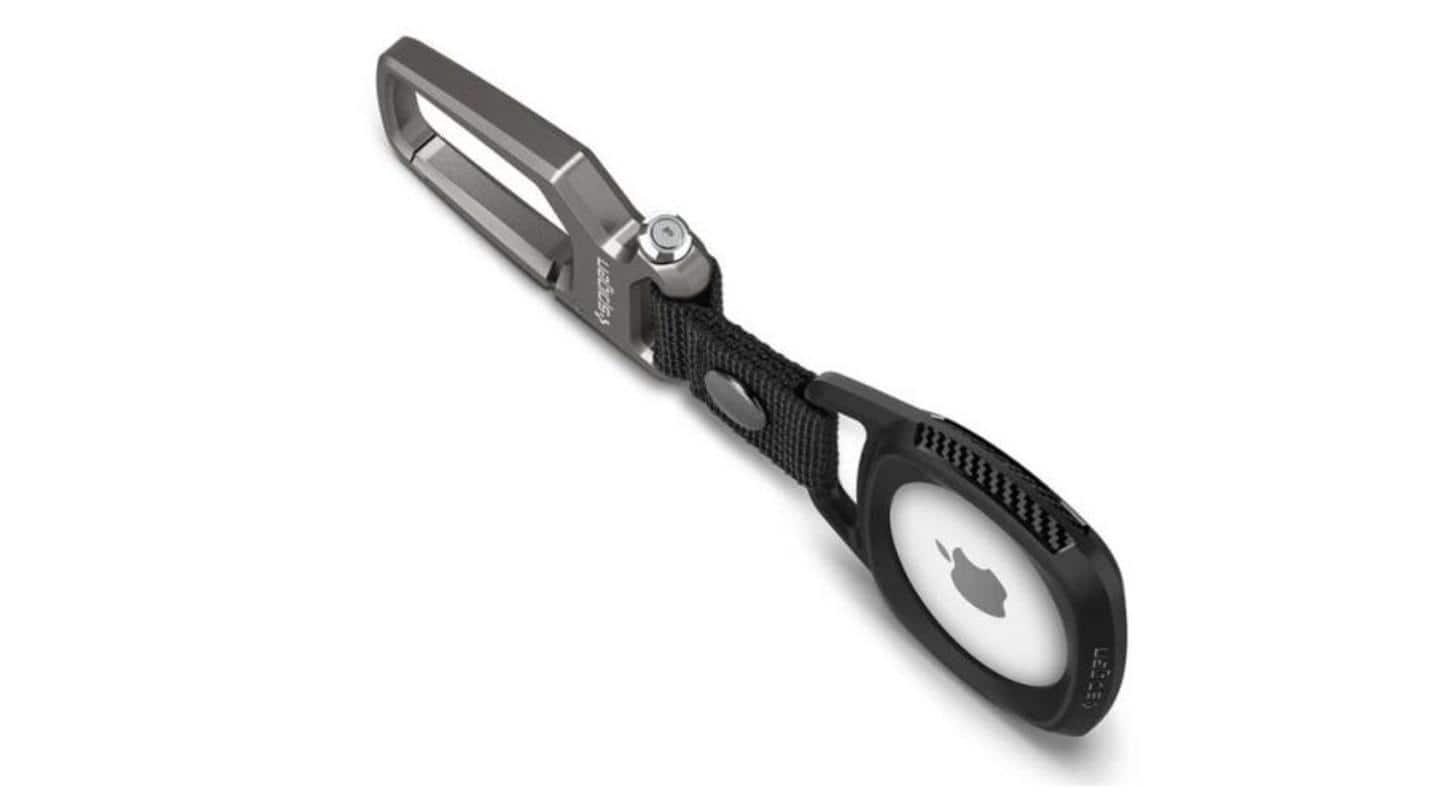 Spigen's rugged-looking offering can clip onto almost anything Spigen's rugged-looking offering can clip onto almost anything
