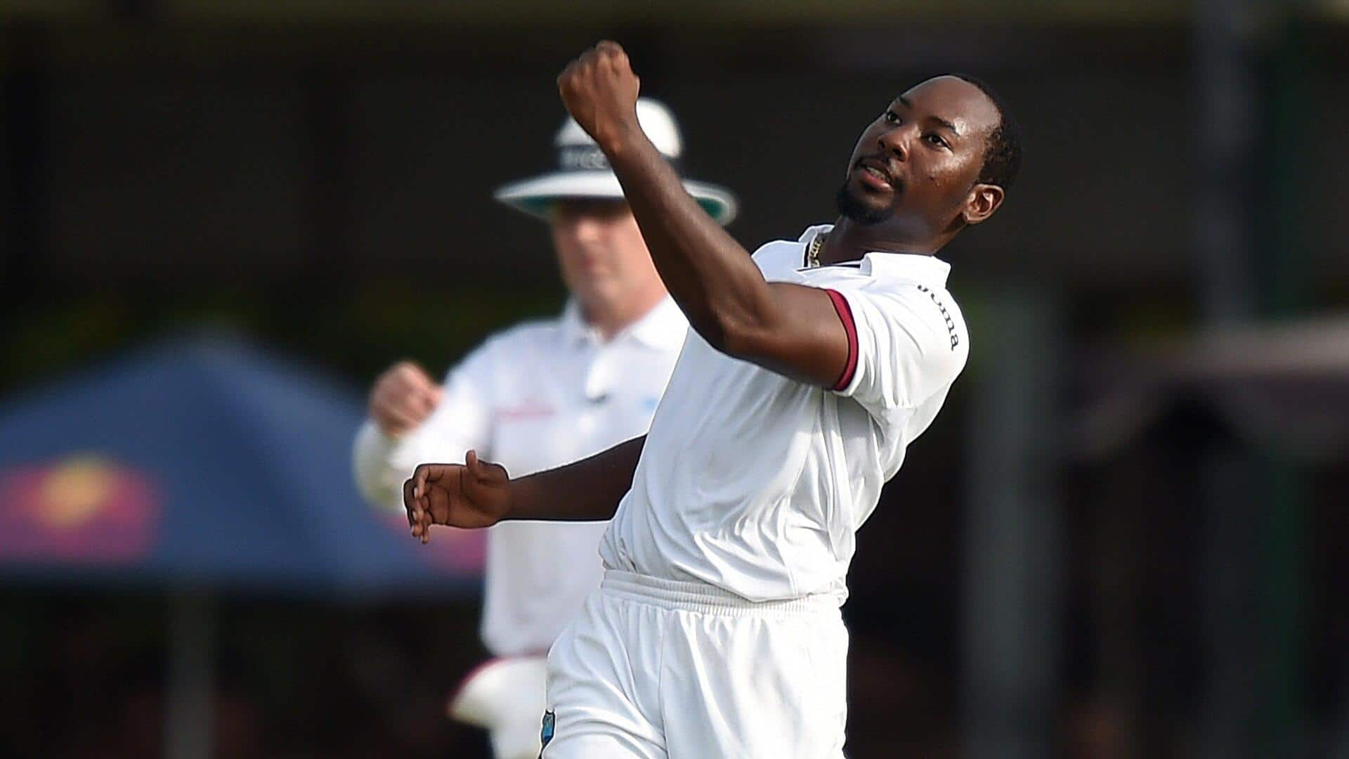 West Indies spinner Jomel Warrican completes 50 Test wickets: Stats