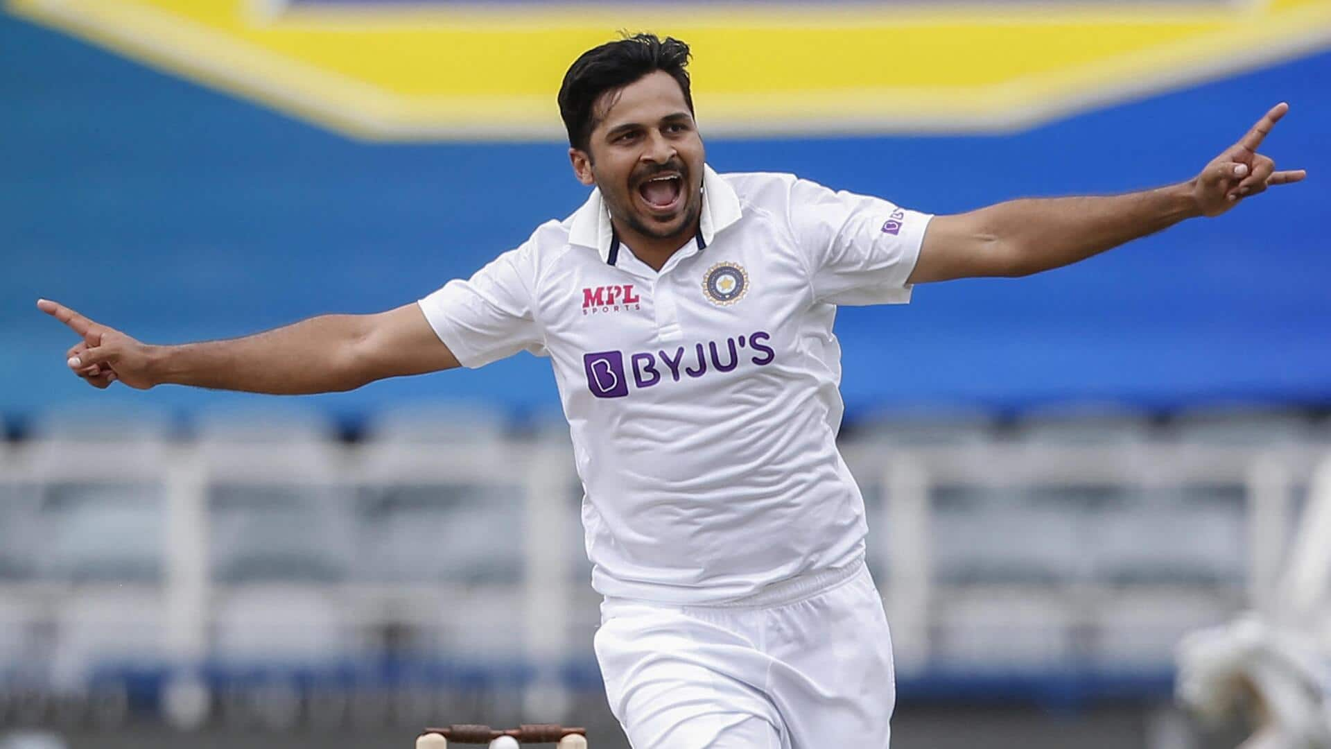 Shardul Thakur slams his 16th fifty in First-Class cricket: Stats