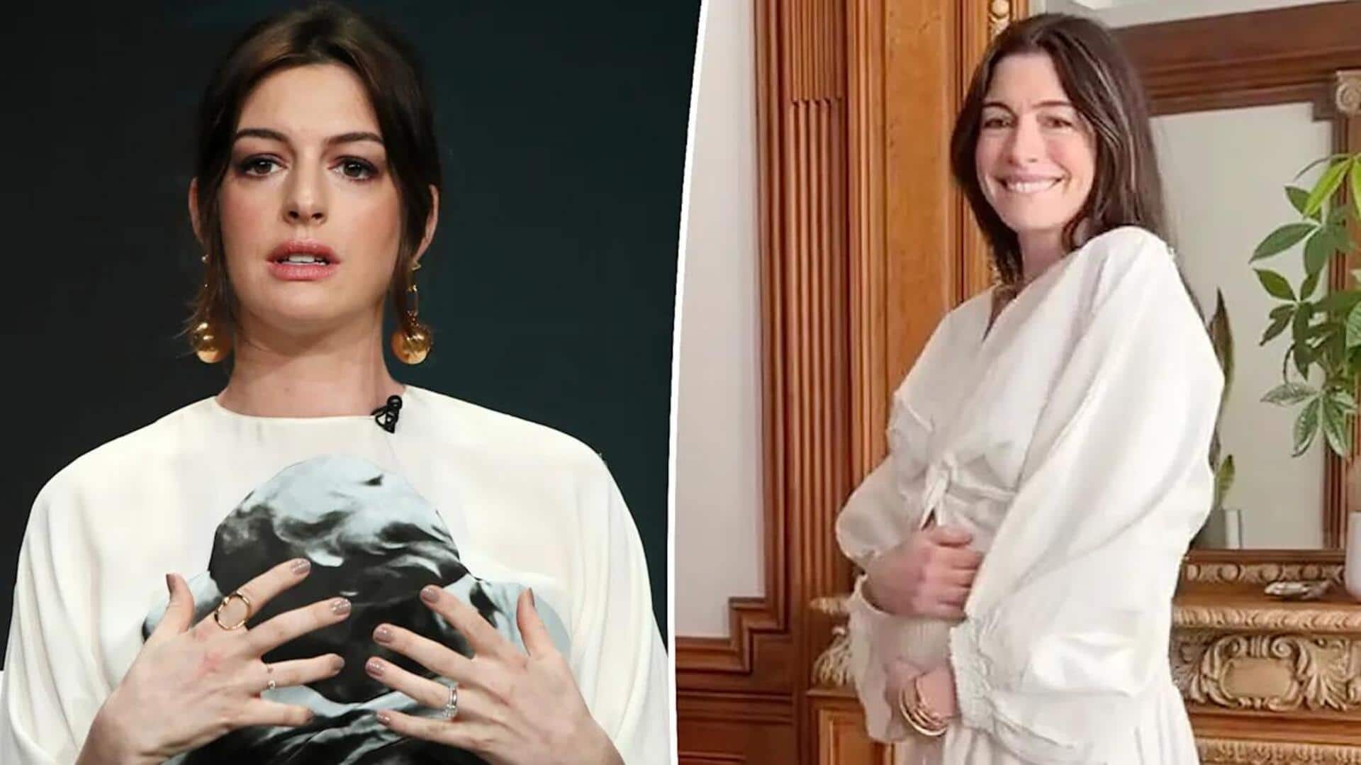 Anne Hathaway expecting 3rd child with husband Adam Shulman